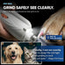 2-in-1 dog & cat nail clippers with light, sharp blade, painless quiet pet nail claw trimmers for small medium large pets