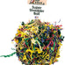 3 inch colorful paper and wooden shredder ball bird toy for cockatiels parrots and more