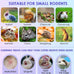 KATUMO 24PCS natural rabbit chew treats, timothy hay sticks, carrot sticks, healthy bunny toys, small animal chews