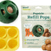 woof starter pack interactive dog ball toy for xl pups 75+ lbs chicken-flavored healthy dog treats