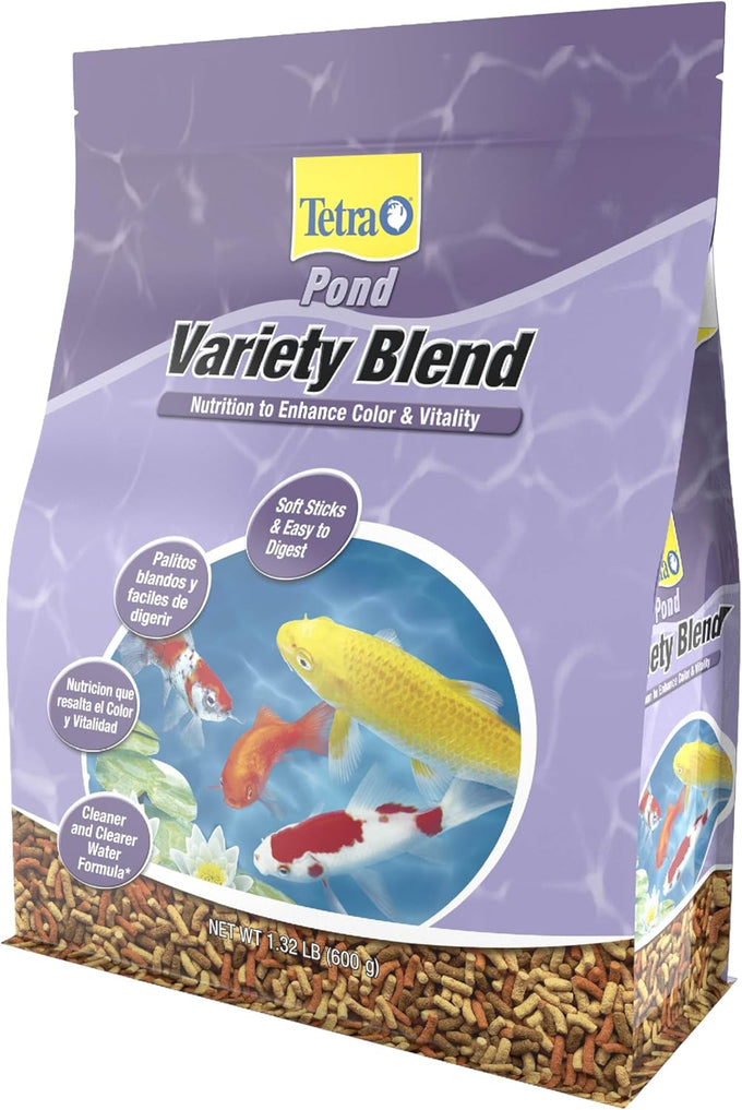 TetraPond Variety Blend Fish Food for Koi and Goldfish 50°F and Above