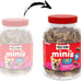 Milk-Bone Flavor Snacks Mini's dog biscuits, 36 Oz canister, beef, chicken, bacon flavors