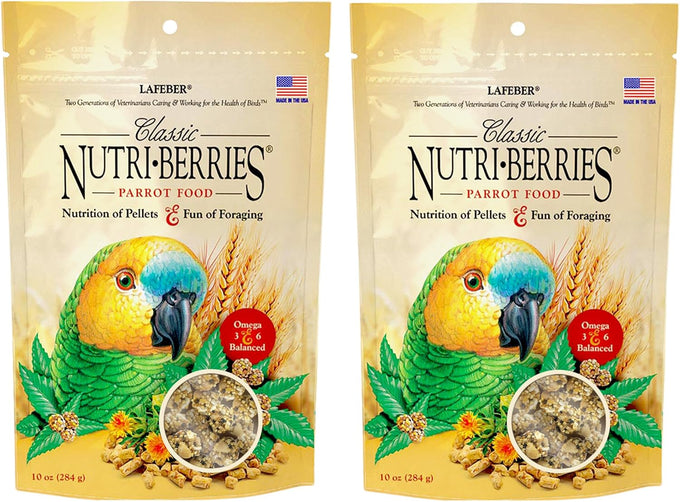 Lafebers Classic Nutri-Berries Non-Gmo Human-Grade Parrot Food 3.25 lb