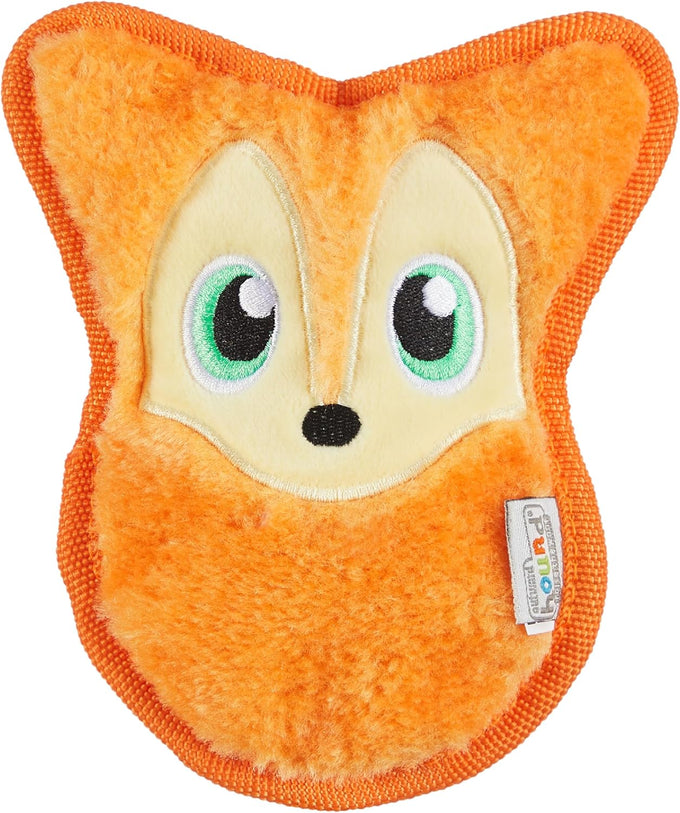 outward hound durablez minis owl plush dog toy, no stuffing, squeaky, jumbo squeaker, puppies, small dogs