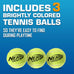 Nerf Dog Tennis Ball Blaster Dog Toy Gift Set, launches up to 50 ft, translucent blue, for all breeds