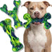 Kseroo bacon flavored nylon dog chew toys 3-pack for medium large dogs 25-90lbs brown XL