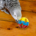 simena parrot ball toy set of 3 for medium to large birds and cats with bpa-free plastic and metal strings