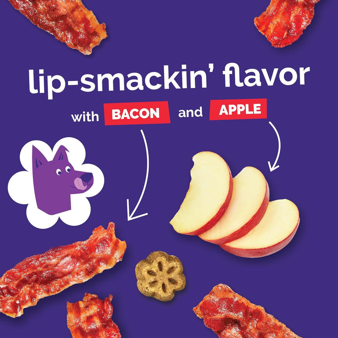 Fruitables Skinny Mini Dog Treats, Low Calorie & Delicious, Sweet Potato, Apple & Bacon Flavor, 12 oz