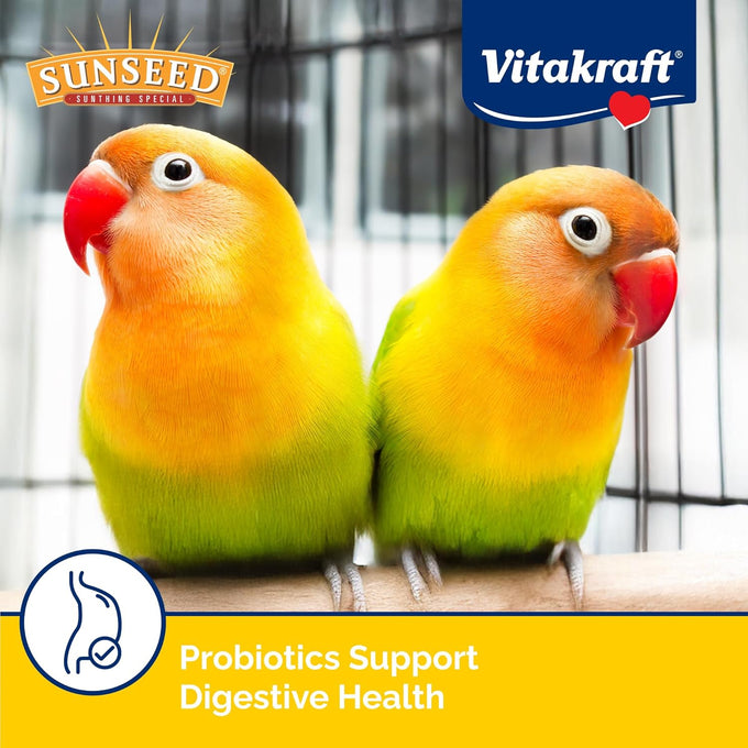 Vitakraft vita smart gourmet cockatiel and lovebird food - 4 pound daily pet bird food with vitamins and minerals