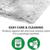 FurHaven waterproof throw blanket for dogs and indoor cats, reversible, extra large, mist gray, faux fur and velvet