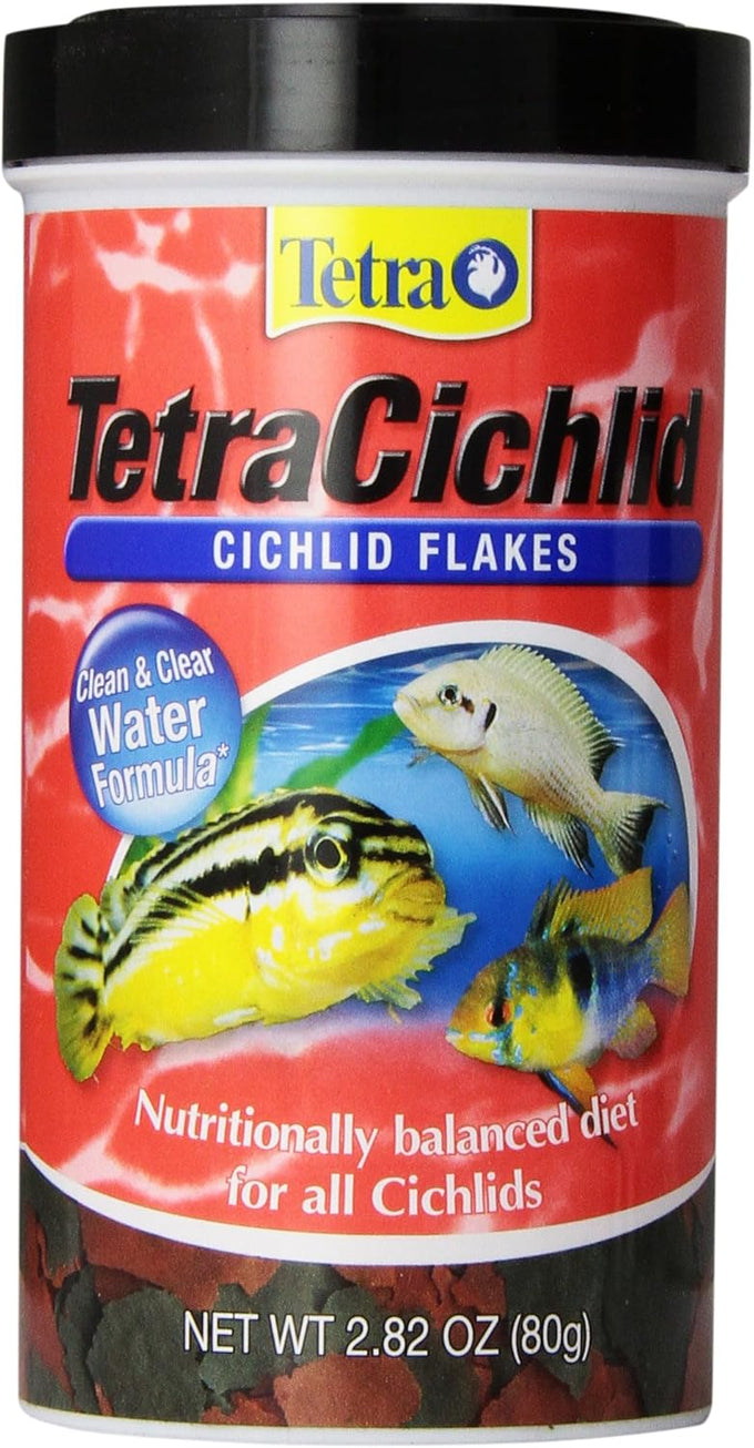 TetraCichlid Cichlid Flakes 1.75 Pounds Fish Food for Clear Water Advanced Formula