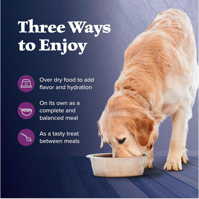 Blue Buffalo Wilderness High Protein Beef and Chicken & Salmon and Chicken Wet Dog Food Variety Pack for Adult Dogs, Grain-Free, 12.5 oz Cans (6 Pack)