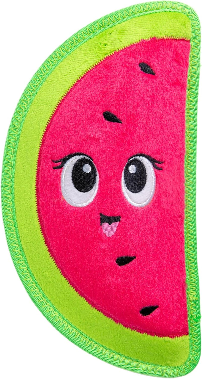 Outward Hound Medium Avocado Green Tough Skinz Durable Squeaky Dog Toy, Two Layers for Chew-Resistant Play