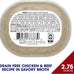 Nature's Recipe Grain-Free Chicken & Beef Wet Dog Food, 2.75 oz, 12 Count