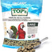 TOP's non-GMO, USDA organic parrot food pellets for large and medium parrots, 4 lb, 1.81 kg