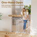 InnoTruth 29.5–40.75" baby gate with dual lock, 30" tall dog gates for doorways & hallways