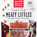 Honest Kitchen Human Grade Dog Treats Surf & Turf Meaty Littles with Beef & Salmon Recipe, 4 oz Bag, USA Made