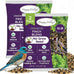 Happy Wings Finch Blend Bird Food, 5 Pounds, Mix of Sunflower Hearts/Kernels and Nyjer, No Grow Seed for Wild Birds