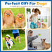 Hungdao 12-piece latex rubber squeaky dog toys, 6 colors, smile face emoticon, 100% safe for small medium pets