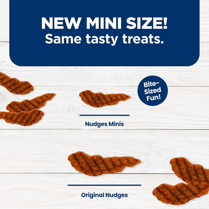 Blue Buffalo Nudges Minis Grillers Made with Real Steak, 10 oz Mineral-Enhanced Natural Dog Treats