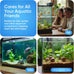 Fishnosh 2026 Automatic Fish Feeder for Small to Big Aquariums and Pond, Blue, Programmable Up to 9 Feedings