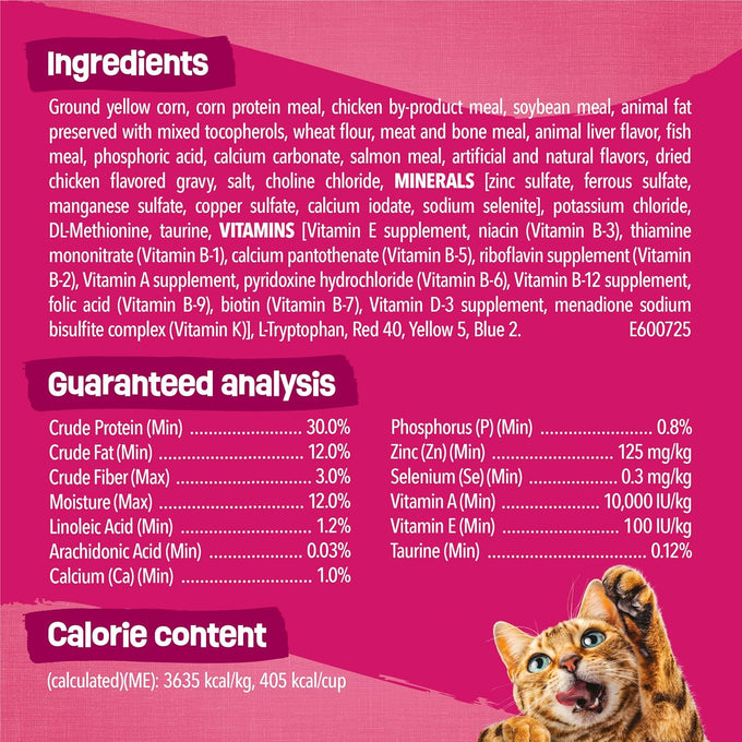Friskies Gravy Swirlers dry cat food 22 lb bag with chicken salmon and gravy flavors
