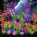 Ameliade Large Artificial Plastic Aquarium Plants Decorations for Goldfish Betta Tank Accessories