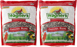 Wagner's Cardinal Blend Wild Bird Food 2-Pack, 12-Pound, 60% Black Oil Sunflower Seeds and 40% Safflower Seeds