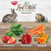 Kaytee Food from The Wild Natural Snack for Pet Rabbits, 1 Ounce, No Added Sugars or Fillers