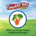 Kaytee timothy hay plus carrots for guinea pigs rabbits and small animals, 24 oz