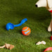 Chuckit! 12M Sport dog ball launcher for medium 2.5" balls, 20-60 lb dogs, 12" handle, made in USA, blue