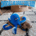 legend sandy blue octopus crinkle squeaky dog toys for large aggressive chewers durable tough