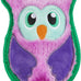 outward hound durablez minis owl plush dog toy, no stuffing, squeaky, jumbo squeaker, puppies, small dogs