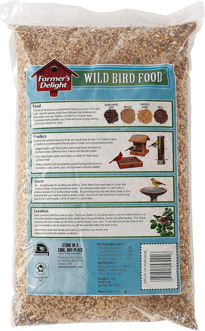 Wagner's 53002 10-Pound Wild Bird Food with Cherry Flavor for Backyard Birds in USA