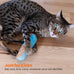 Catstages Loaf Kicker Toy with Catnip and Dental Mesh - Bread Shape, Plush, and Ribbon Cat Toy for Kicking and Teeth Cleaning, Tan