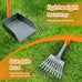 Pooper Scooper, stainless steel, long handle, medium small dog, heavy duty, pet supplies