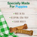 Nylabone Healthy Edibles Roast Beef, Apple & Bacon Flavor Puppy Chews X-Small 3 Count