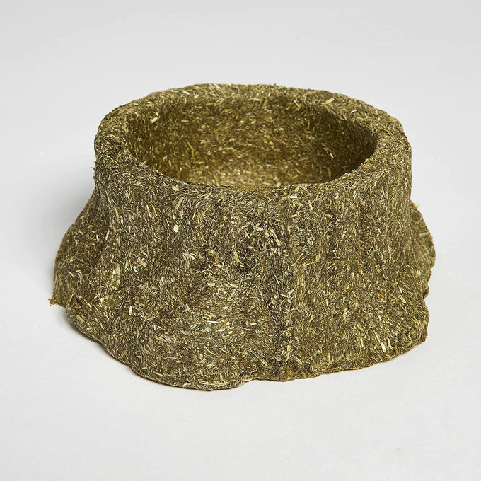 Kaytee Premium Timothy Hay Chew-a-bowl for Small Mammals, 100% Edible Toy and Treat