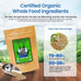 Harrison's Certified Organic Non-GMO Adult Bird Food Small 1lb Formula For Medium to Large Birds