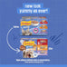 Purina Friskies Gravy Wet Cat Food Variety Pack, 24 Cans, 5.5 oz each, Shreds with Beef, Chicken, and Turkey, No Artificial Colors or Preservatives