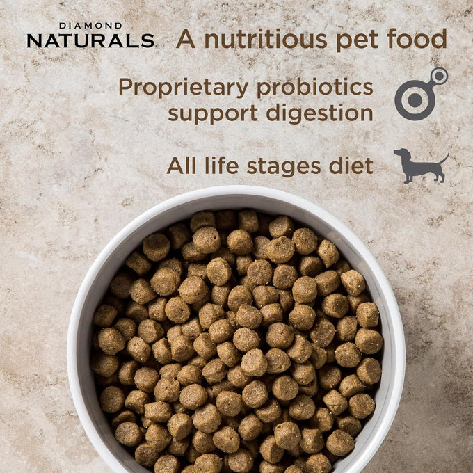 Diamond Naturals Chicken & Rice Dry Dog Food, 40 lb