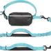 iYoShop hands-free dog leash with zipper pouch for walking jogging and running dogs (Large, 25-120 lbs, Black)