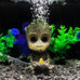 Groot Aquarium Air Bubbler Decorations with Non-Toxic Resin for Fish Tanks, Air Stone Set