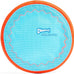 chuckit paraflight flying disc dog toy durable nylon water floating flyer for medium large dogs size large