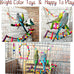 Esrise Bird Cage Accessories, Parakeet Toys for Conures, Finches, Cockatiels, Budgies, Lovebirds, Wooden Perch Swing Climbing Ladders