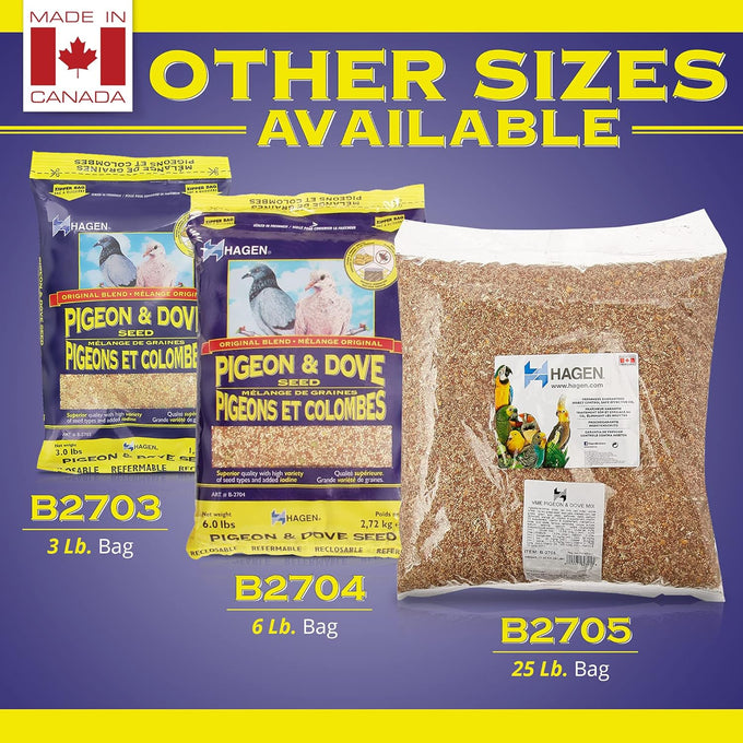 hagen original formula pigeon & dove seed nutritionally complete 6 lb bag