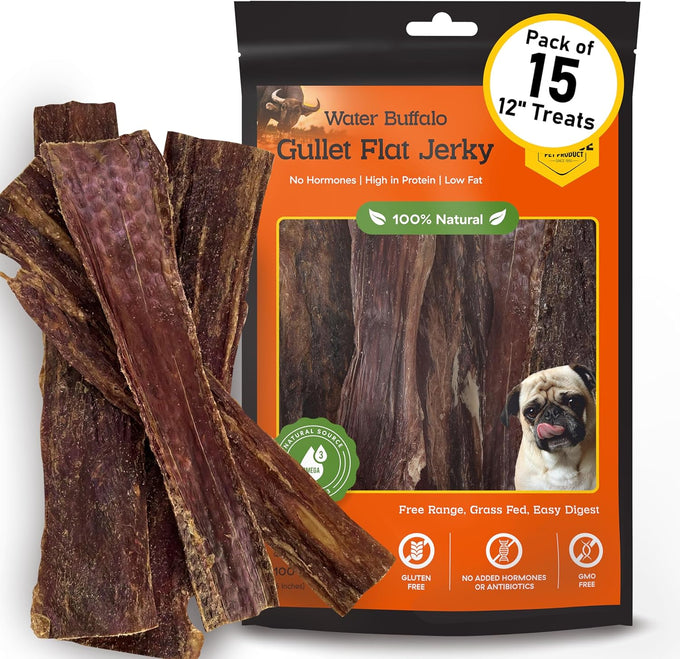 Natural Beef Jerky Dog Treats, 6" Long, 30 Count/Pack, Advance Pet Products