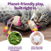 SmartyKat Leggy Llama Catnip Crinkly Plush Kicker Cat Toy for Cats, Kittens, and Wrestling Play