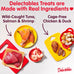 Delectables lickable spoon handheld wet cat treats made with real chicken salmon 20ct variety pack