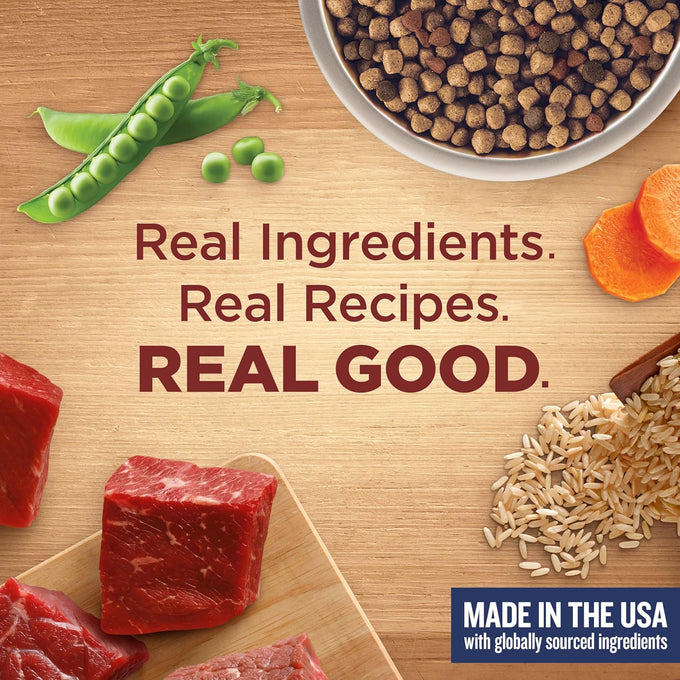 Nutrish Rachael Ray Real Beef Dry Dog Food, 40 lb Bag